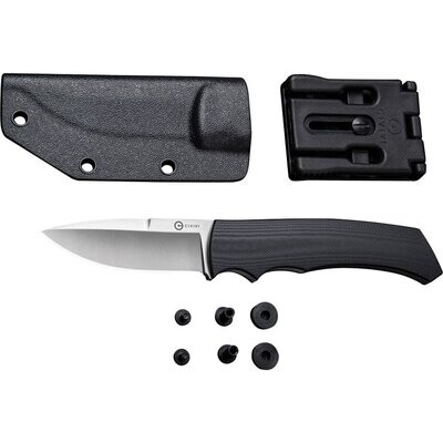 Civivi Knives M2 Backup Fixed Blade Black D2 Blade, w/Sheath FREE SHIPPING CIVC2016C