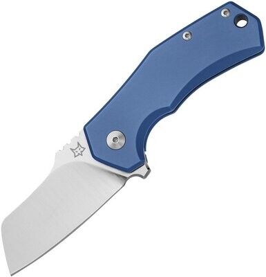 FOX Knives Italicus Linerlock Blue anodized titanium handle. Bohler M390 stainless blade. FOX540TIBL