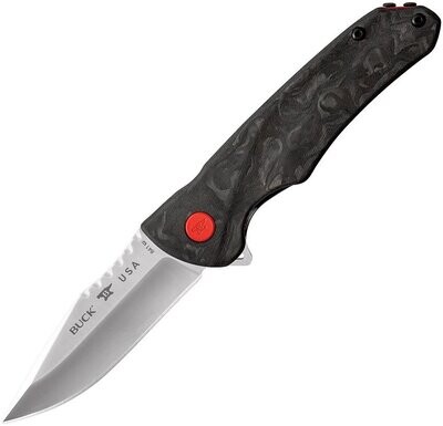 Buck Knives Sprint Pro Linerlock Marble Carbon Fiber Handle , satin finish CPM S30V stainless clip point blade, PAY NO SALES TAX ON THIS ITEM
BU841CFS