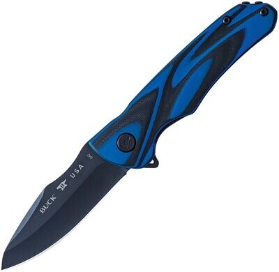 Buck Knives Sprint OPS Pro Black/Blue pakkawood handle, CPM S30V stainless blade PAY NO SALES TAX , SAVE $$$$