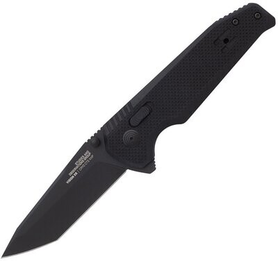 SOG Knives Vision XR Lock Blackout,CTS-XHP stainless tanto blade, G-10 Handle