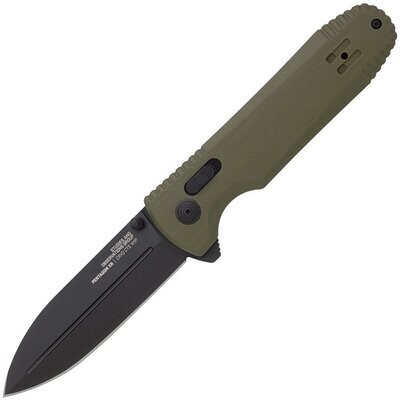 SOG Knives Pentagon XR Lock OD Green G-10 Handle,CTS-XHP stainless spear point blade FREE SHIPPING