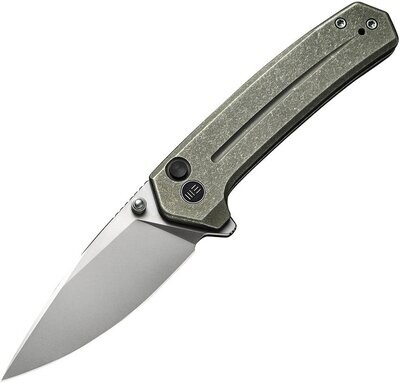 We Knife Culex Button Lock Green Knife, CPM-20CV stainless blade. FREE SHIPPING for limited time.