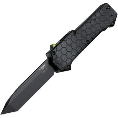Hogue Knives Auto OTF Compound Knife black PVD coated CPM S30V stainless tanto blade. **PAY NO SALES TAX ON THIS ITEM