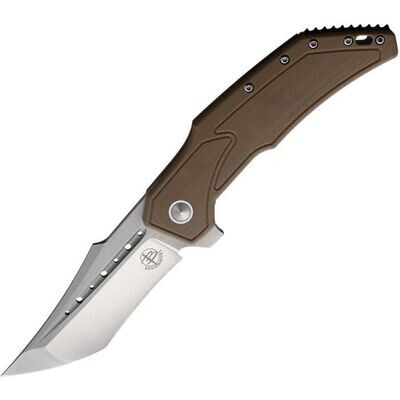 Begg Knives Astio Framelock Tan Pocket Knife D2 Tanto Blade FREE SHIPPING, PAY NO SALES TAX ON THIS ITEM