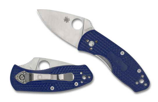 SPYDERCO KNIVES AMBITIOUS LIGHTWEIGHT BLUE CPM S35VN FOLDING POCKET KNIFE, FREE SHIPPING, PAY NO SALES TAX ON THIS ITEM. LIMITED TIME ONLY