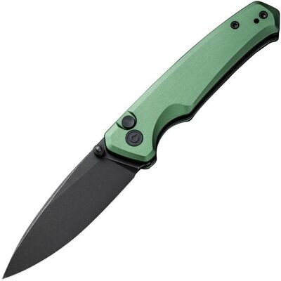 *Civivi Knives by WE Knives* Altus Button Lock Green Nitro V Steel Drop Point Blade. NO SALES TAX ON THIS ITEM.