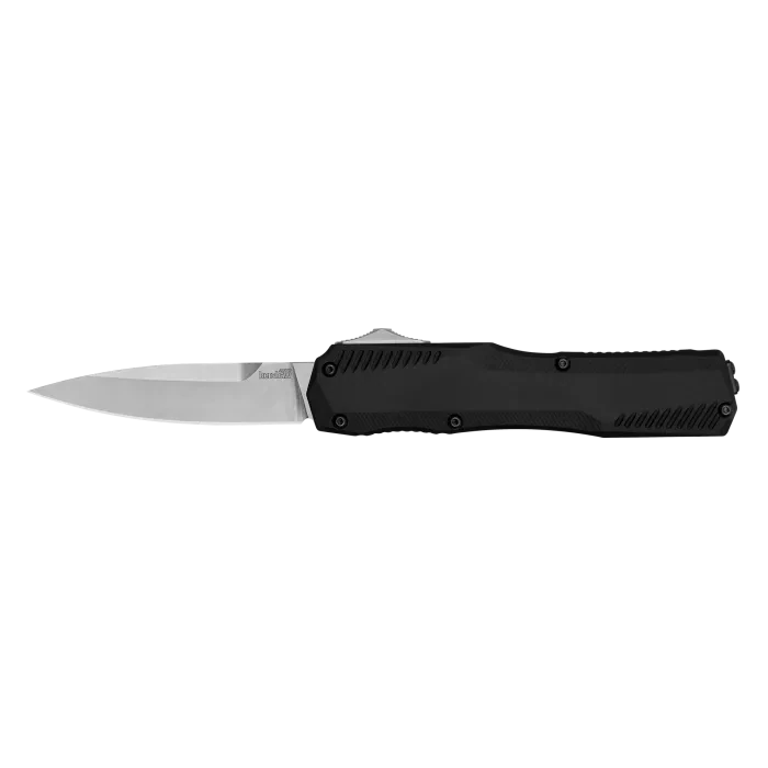 Kershaw Livewire Automatic OTF,CPM 20CV,Black-anodized aluminum handle. PAY NO TAX ON THIS ITEM.
