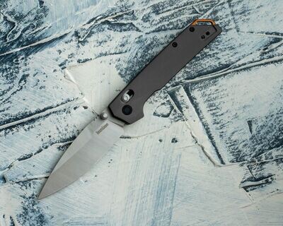 Kershaw Knives 2038 Iridium DuraLock Gray Knife, D2 Steel Blade, Gray Anodized Aluminum Handle . PAY NO SALES TAX ON THIS ITEM,