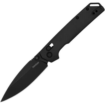 Kershaw Iridium DuraLock Black/Black D2 Steel Blade. PAY NO TAX, LOW LOW PRICE.