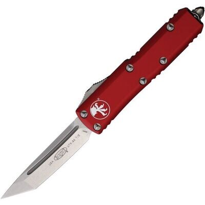 Microtech Knives OTF Knife Ultratech UTX-85 Red Handle . FREE SHIPPING, NO SALES TAX.