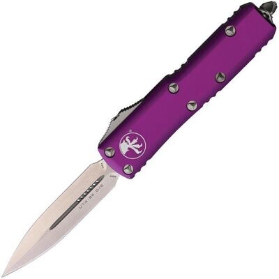 Microtech Knives OTF Knife Ultratech UTX-85 Purple Handle . FREE SHIPPING, NO SALES TAX.