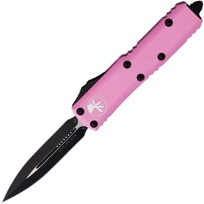 Microtech Knives OTF Knife Ultratech UTX-85 Pink Handle . FREE SHIPPING, NO SALES TAX. MCT2321BPK