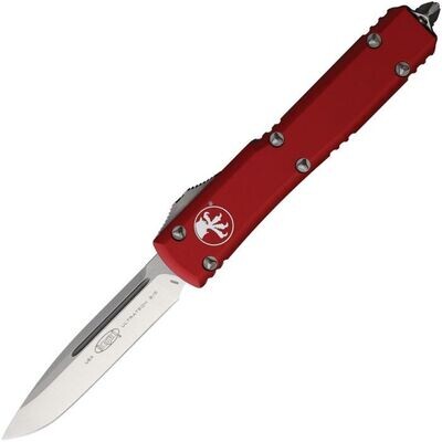 Microtech Auto Ultratech OTF Knife Red Aluminum Handle FREE SHIPPING , NO SALES TAX.