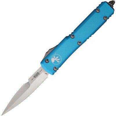 Microtech Auto Ultratech OTF Knife Turquoise Aluminum Handle FREE SHIPPING , NO SALES TAX.