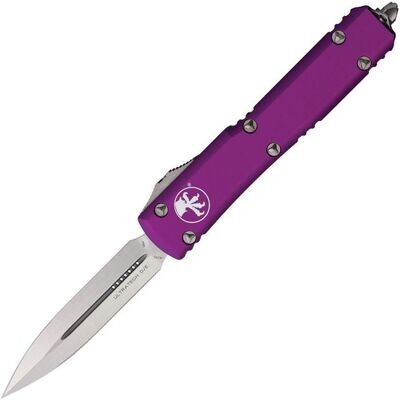 Microtech Auto Ultratech OTF Knife Violet Aluminum Handle FREE SHIPPING , NO SALES TAX.
