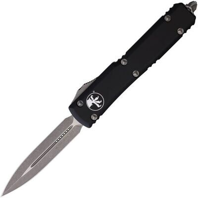 Microtech Auto Ultratech OTF Knife Black Aluminum Handle FREE SHIPPING , NO SALES TAX.