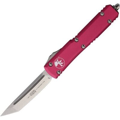 Microtech Auto Ultratech OTF Knife Pink Aluminum Handle FREE SHIPPING , NO SALES TAX.