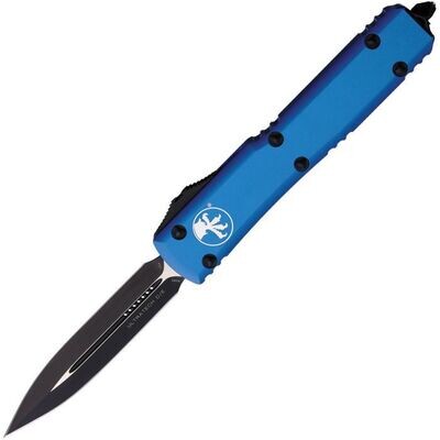 Microtech Auto Ultratech OTF Knife Blue Aluminum Handle FREE SHIPPING , NO SALES TAX.