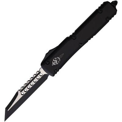 *Microtech Knives* Auto Ultratech Warhound OTF Knife Black Aluminum Handle FREE SHIPPING , NO SALES TAX.