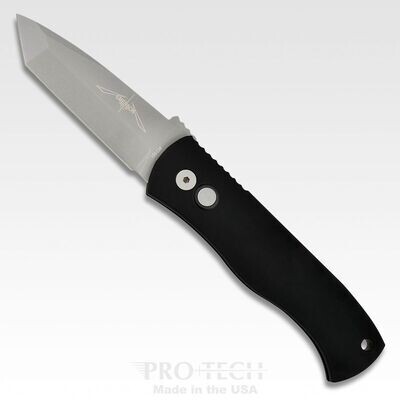 Pro-tech/Emerson Auto Folding Knife. 154CM Chisel Tanto Blade, Black 6061-T6 Aluminum Handle. PAY NO SALES TAX SAVE LOTS $$$$$ NO $hit's