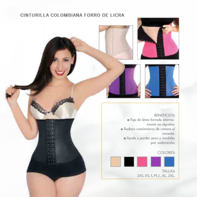 Faja Colombiana Forro de Licra