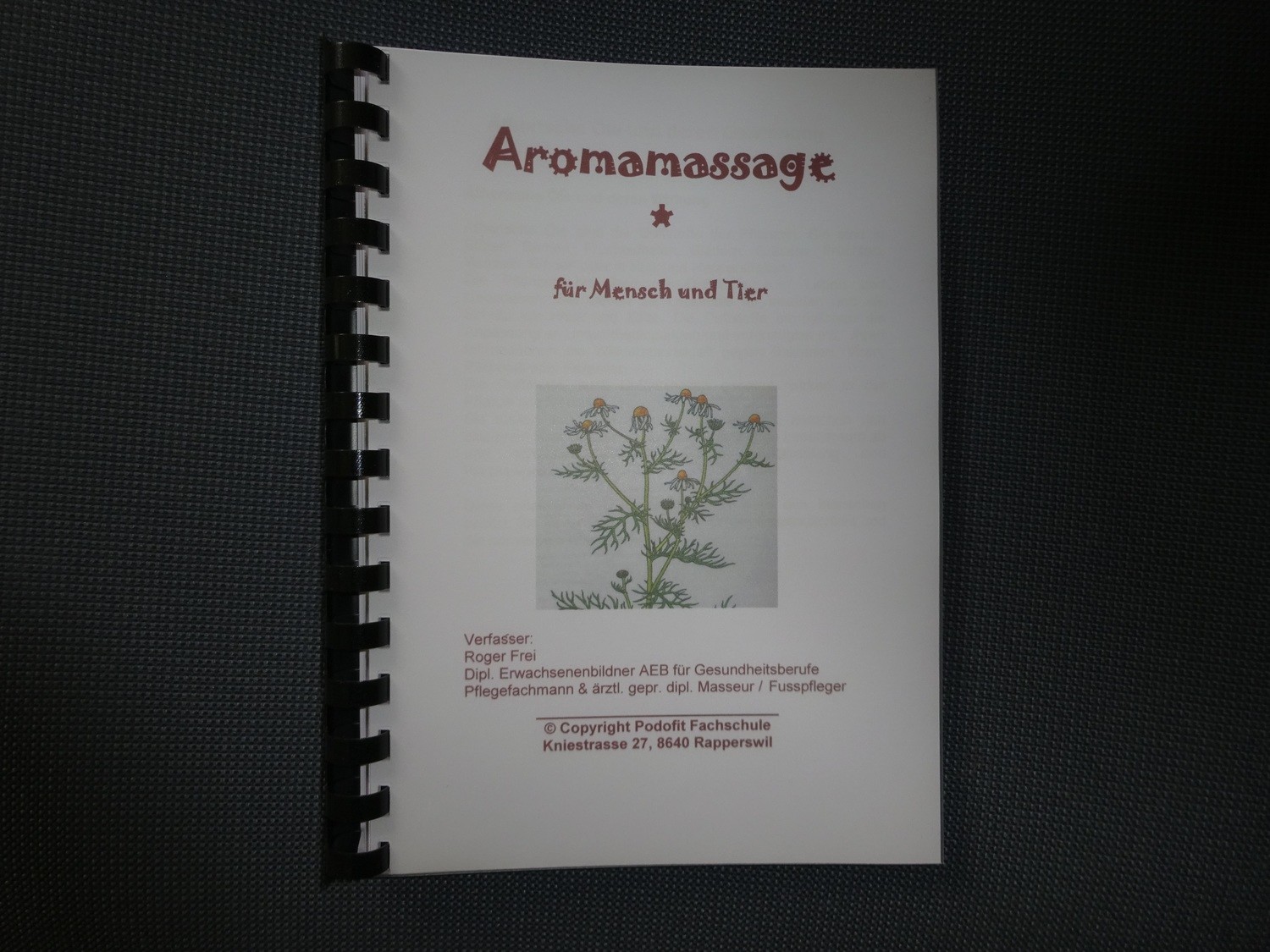 Heft Aromamassage