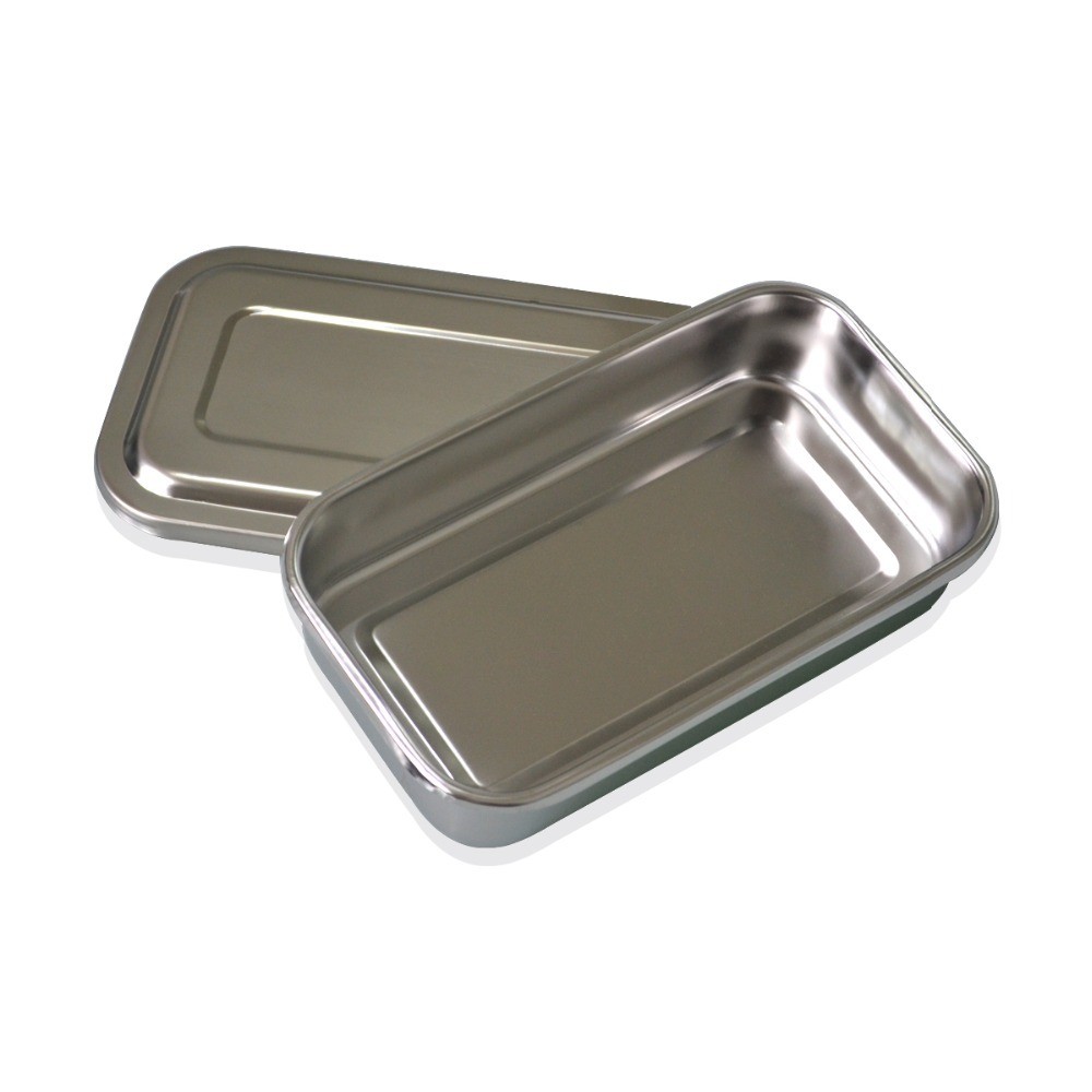 Instrumentenaufbewahrungsbox mit Verschlussklammern ca. 18 x 7.5 cm