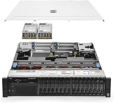 Dell PowerEdge R730 Server/ 2X E5-2670v3  12x2 total 24 core 48 threads/ 64 GB /H730 raid /512 thosiba ssd sata /1 tb sata enterprise hdd (Renewed)