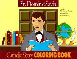 Catholic Colouring Book - St Dominic Savio