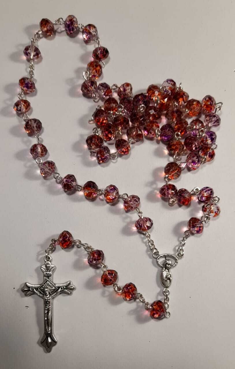 Red Glass Rosary
