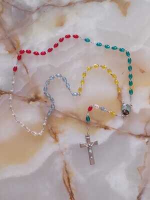 Multi Coloured St Luigi Rosary
