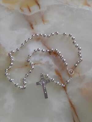 Silver Rosary