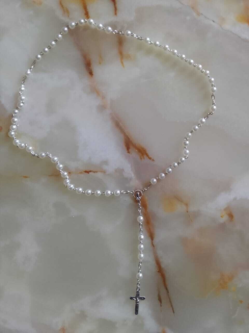 Baby Pearl Bead Rosary