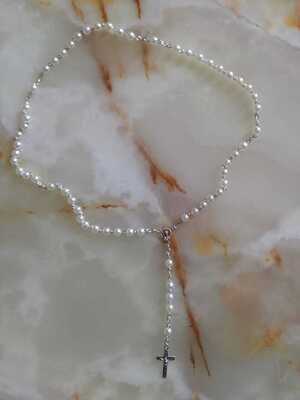 Baby Pearl Bead Rosary
