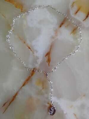 Clear Crystal bead St Michael Chaplet