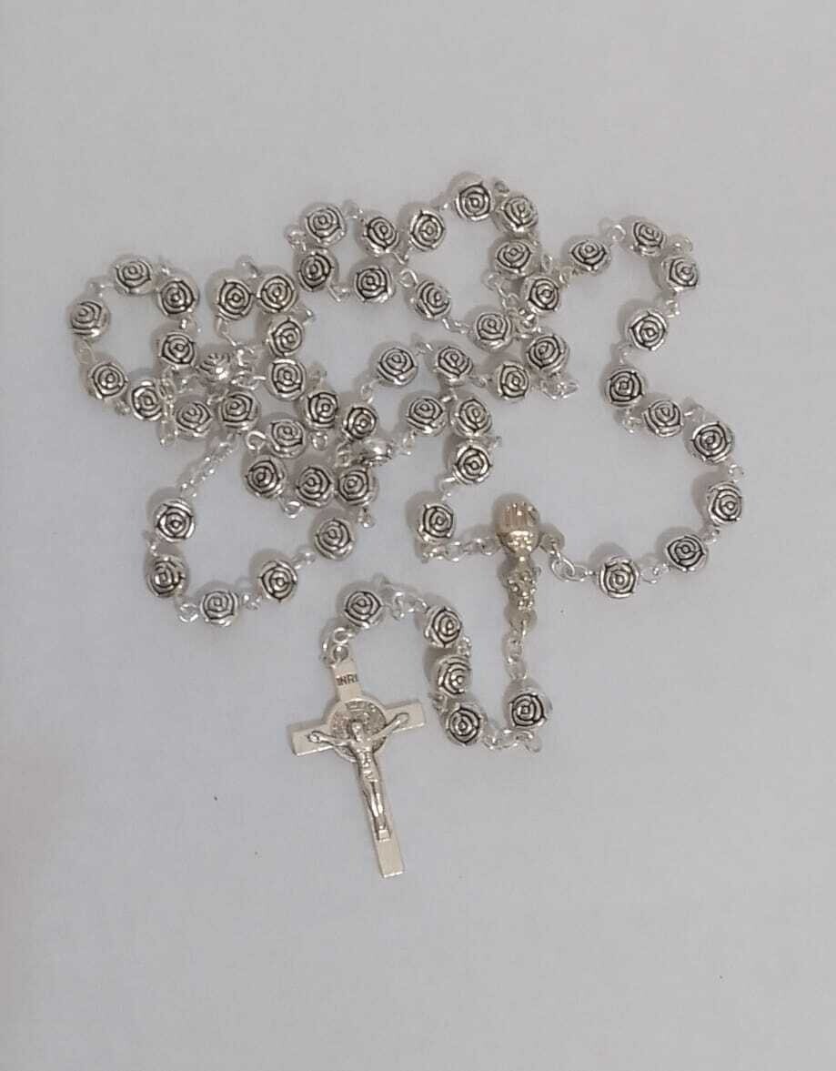 Rose bead Rosary