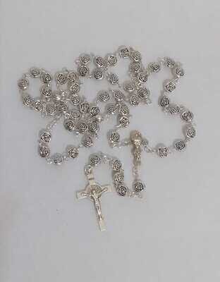 Rose bead Rosary