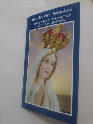 The Five First Saturdays Prayer Card