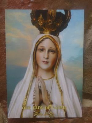 Our Lady of Fatima Picture Card
