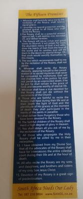Fifteen Promises bookmark