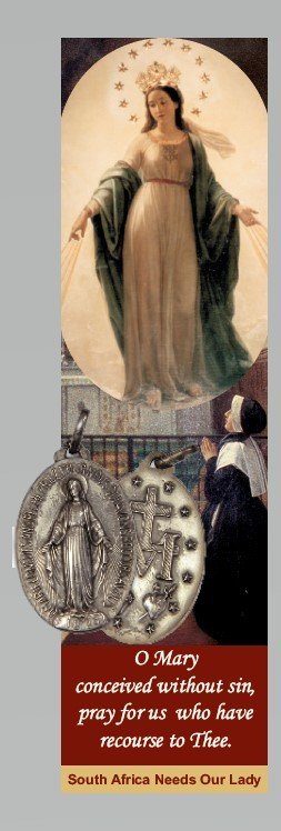 Miraculous Medal with free Bookmark