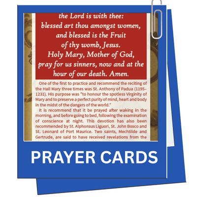 CARDS & PRAYER CARDS