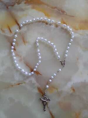 White Rosary
