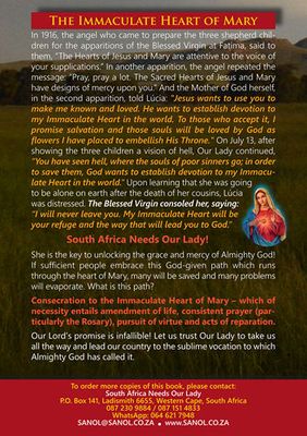The Immaculate Heart of Mary - God's Solution and Hope for South Africa