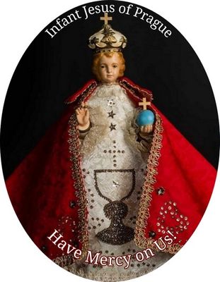 Fatima / Infant of Prague Keyring Medallion