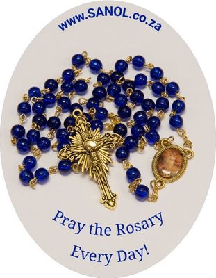 Fatima / Rosary Keyring Medallion