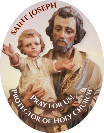 Fatima / St Joseph Keyring Medallion