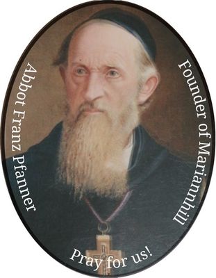 Fatima / Abbot Pfanner Keyring Medallion