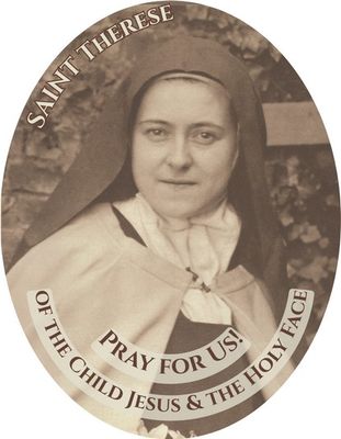 Fatima / St Therese Keyring Medallion